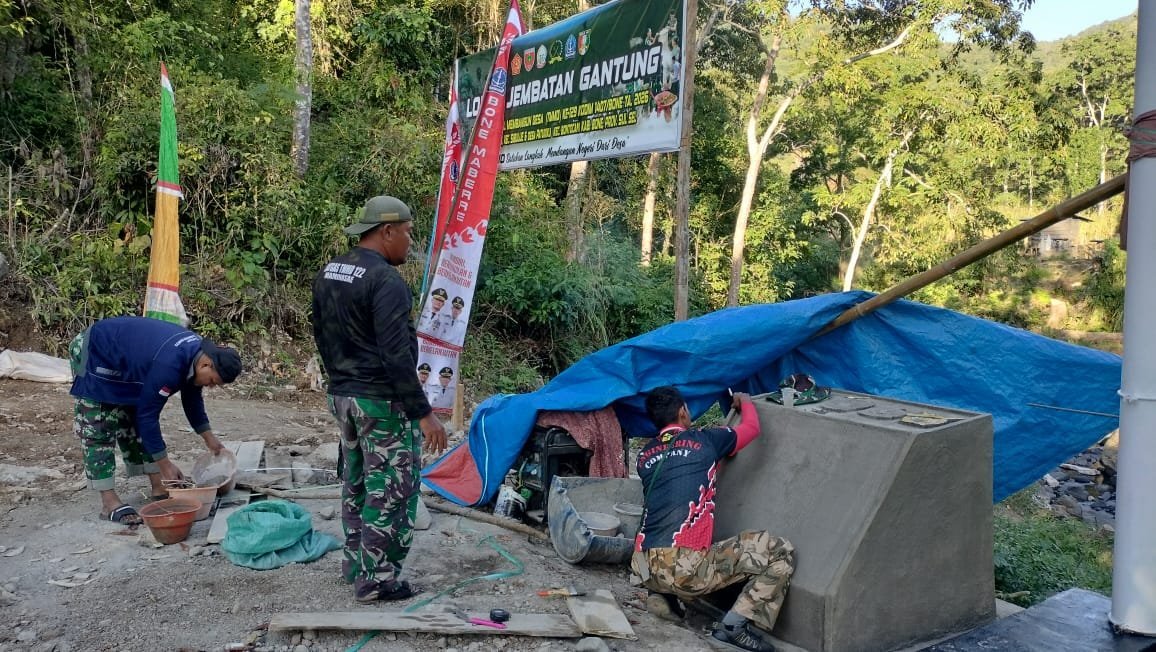 Selesai Dipasangi Prasasti, Jembatan Pattuku-Lemo Masuk Tahap Akhir