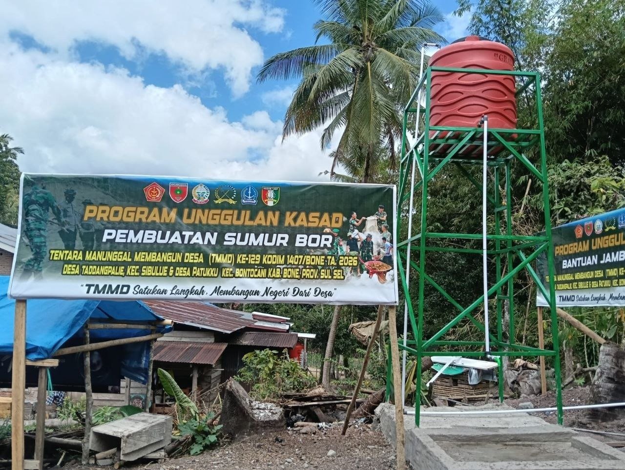Selesai Dibangun, Sumur Bor dan Jamban Bantu Kebutuhan Warga Sibulue-Bontocani