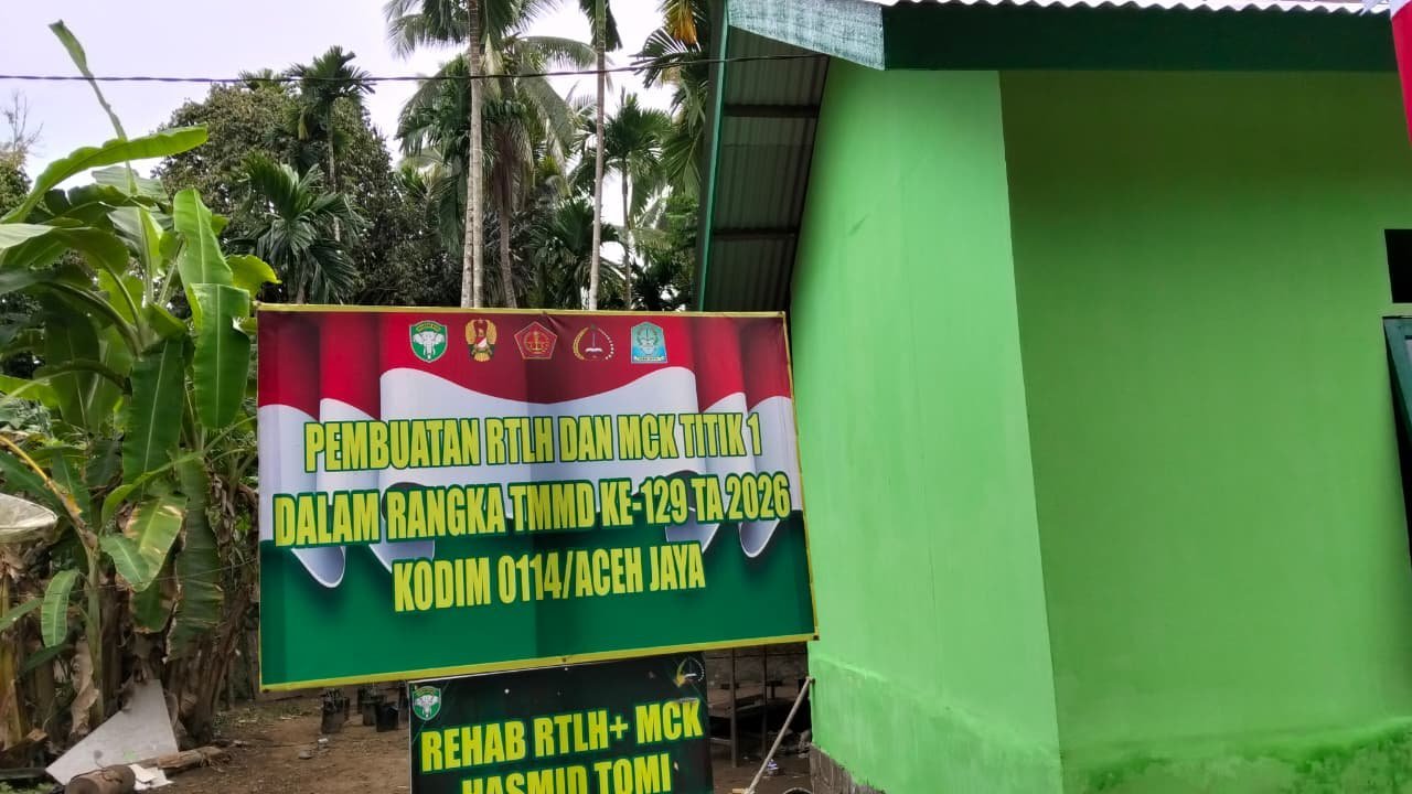 Finishing Dikebut: Sisa Satu Rumah RTLH di Sarah Raya Siap Ditutup