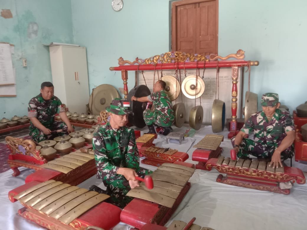 Gamelan Jadi Bagian Inti Penutupan TMMD Reguler ke-129 Kodim 0726/Sukoharjo