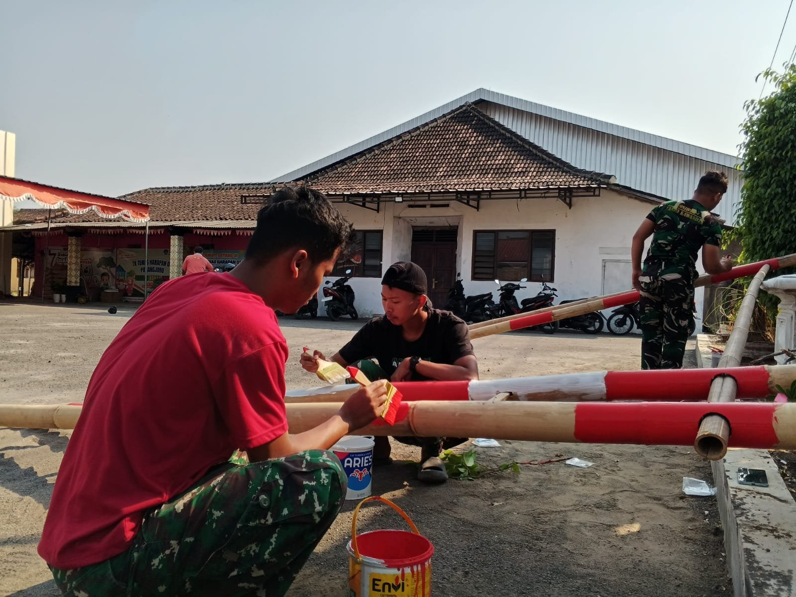Dekorasi Balai Desa Jadi Isyarat Berakhirnya TMMD di Parangjoro