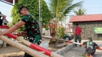 Rangkaian Penutupan TMMD Ke-129, Balai Desa Parangjoro Dibersihkan dan Dibenahi Rangkaian Penutupan TMMD Ke-129, Balai Desa Parangjoro Dibersihkan dan Dibenahi