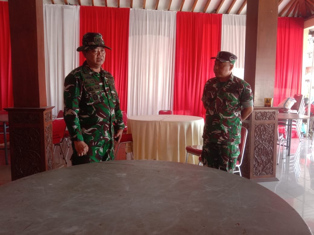 Pengecekan Ruang Penutupan TMMD oleh Kasdim 0726/Sukoharjo