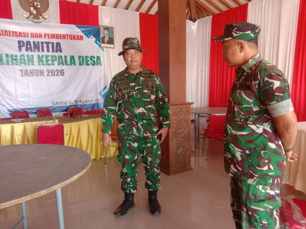 Mayor Inf. Aziz Yuli Anshory Teliti Kelengkapan Ruang Penutupan TMMD 129