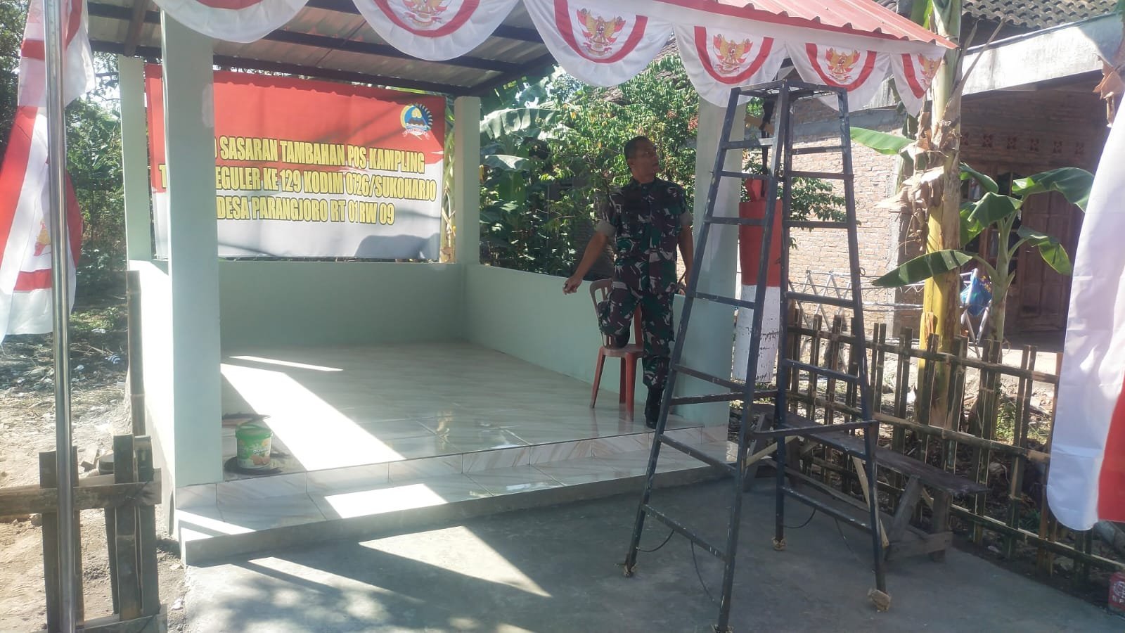 Finishing Dikebut, Pos Kampling Parangjoro Siap Jadi Basis Ronda Warga