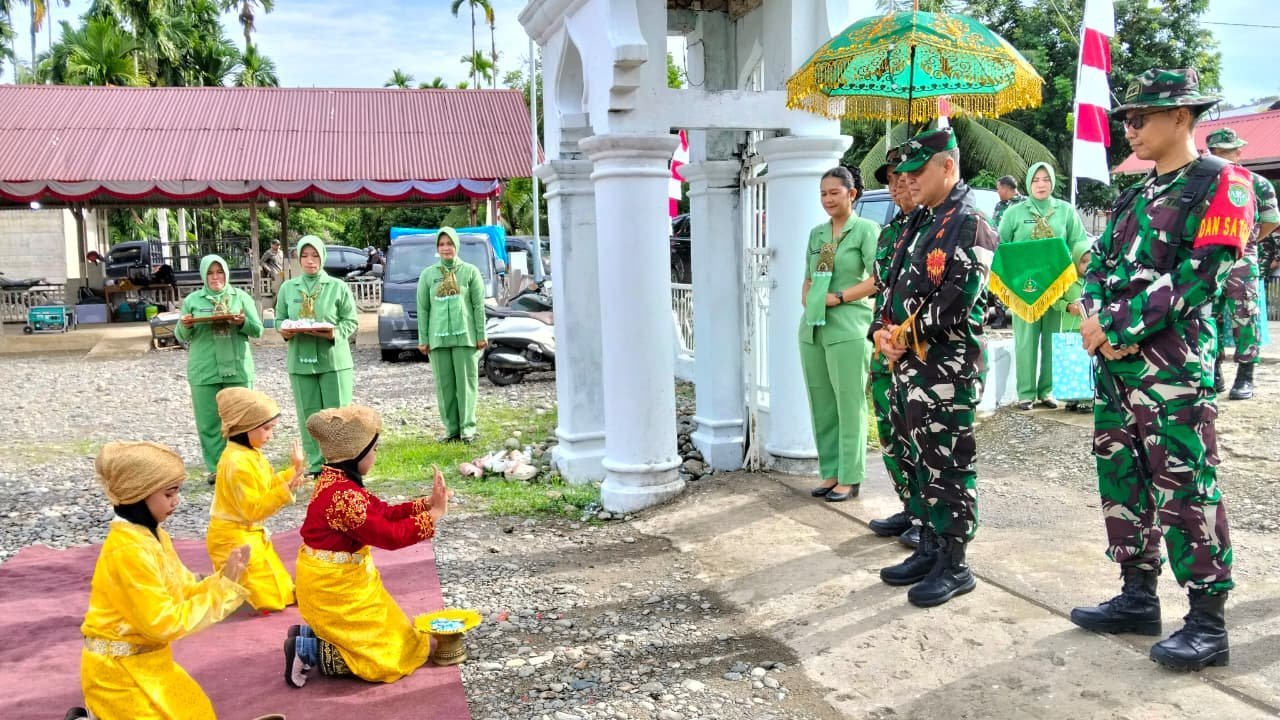 Rangkaian Penutupan TMMD Ke-129 Dimulai Saat Kapok Sahli Datang ke Sarah Raya
