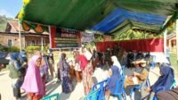 Antusiasme Warga Sasar Layanan Kesehatan Gratis pada Penutupan TMMD 129 di Bone