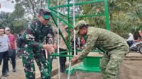 Penyerahan Kunci RTLH dan Tinjauan Pekerjaan TMMD Ke-129 oleh Danrem 141/Toddopuli