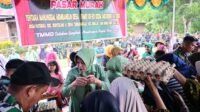 Antusiasme Warga Patukku Saat Pasar Murah Penutupan TMMD ke-129 oleh Kodim 1407/Bone