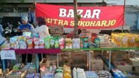 Bazar Sembako Harga Lebih Murah Meriahkan Penutupan TMMD Sukoharjo