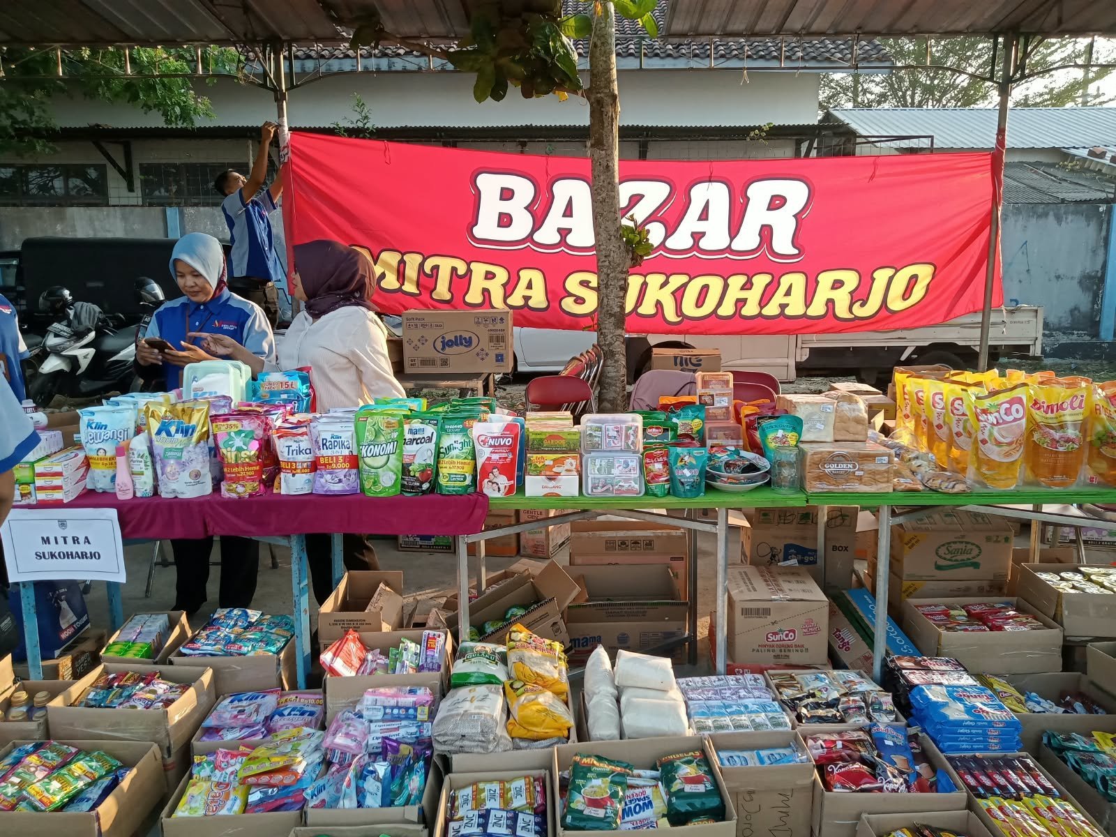 Pelaku UMKM dan Distributor Gelar Bazar Murah di Penutupan TMMD Sukoharjo