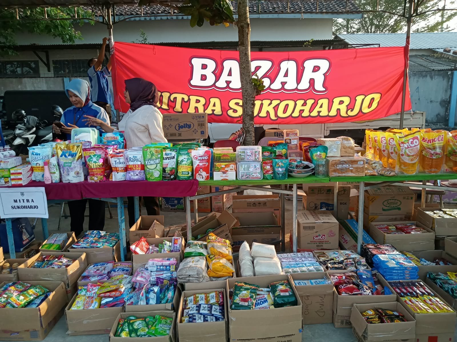 Mitra Sukoharjo Gelar Bazar Murah Tutup TMMD Kodim 0726/Sukoharjo