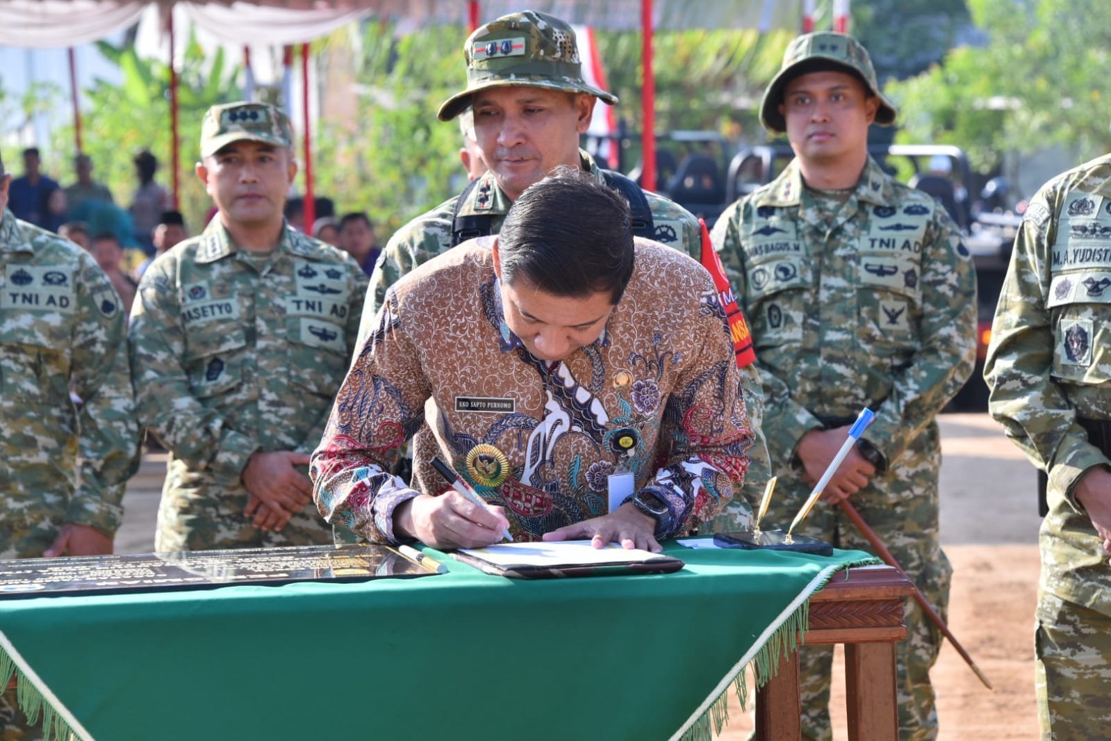 Penutupan TMMD Ke-129: Naskah Serah Terima Resmi ke Pemkab Sukoharjo