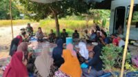 Penutupan TMMD ke-129 di Tamban: Warga Syukuran di Pos Kamling Baru