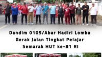 Forkopimda Aceh Barat Lepas Lomba Gerak Jalan Pelajar Semarakkan HUT RI Ke-81