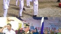 Dengan Semangat Merah Putih, Anggota Koramil 11/WT Laksanakan Upacara HUT ke-81 Kemerdekaan RI