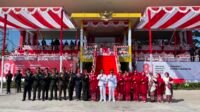 Kodim 1005/Barito Kuala Ikuti Detik-Detik Proklamasi dan Ziarah Nasional Peringatan HUT Ke-81 Kemerdekaan RI