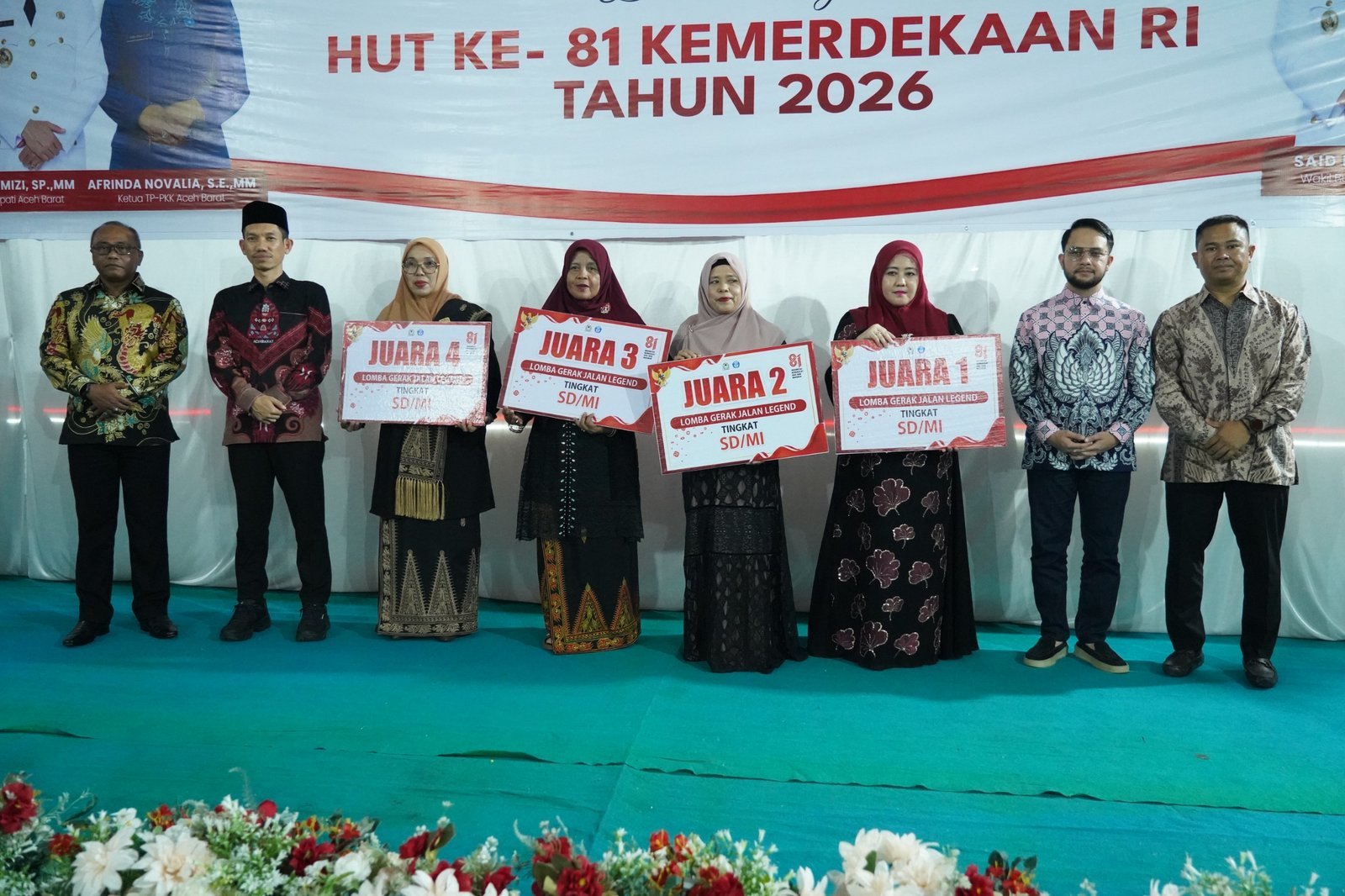 Resepsi Malam HUT RI ke-81 di Aceh Barat: Danrem 012/Teuku Umar Hadir Disertai Penghargaan