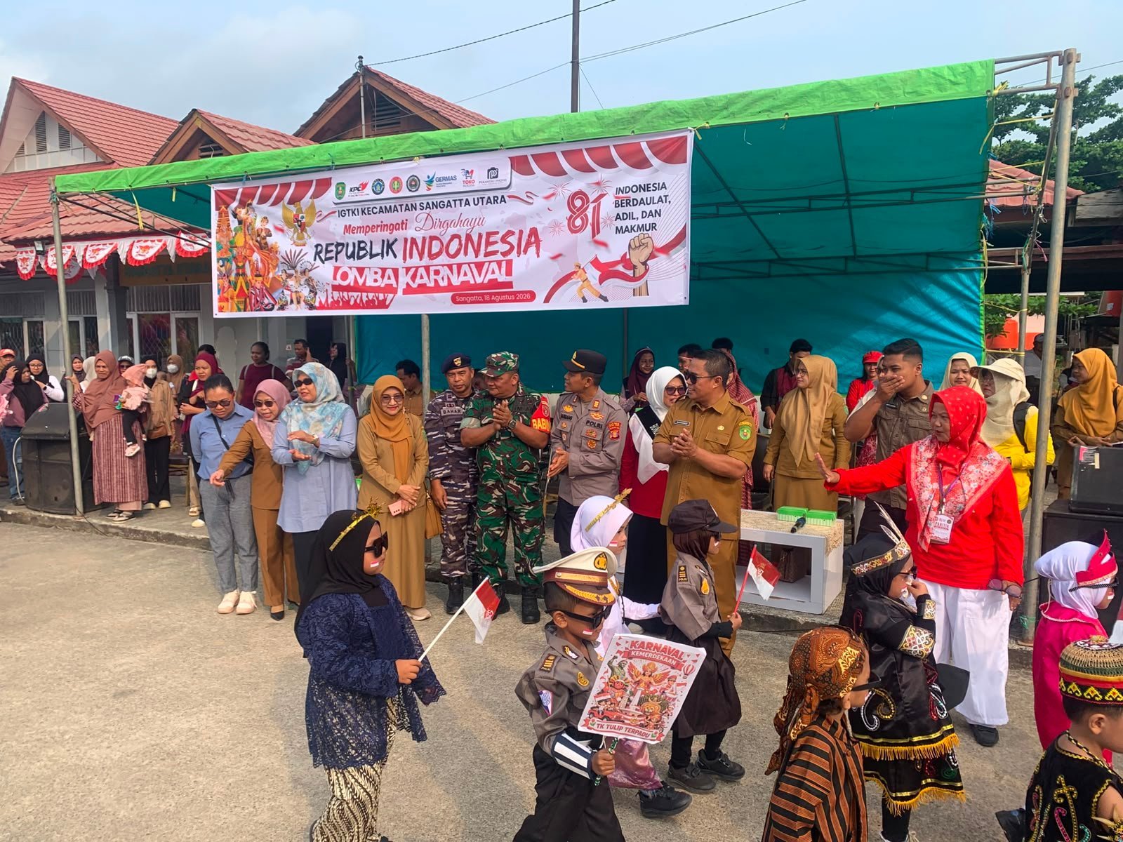 Wujudkan Semangat Kemerdekaan, Karnaval TK Sangatta Utara Libatkan 700 Peserta