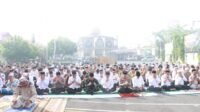 Dandim 1001/HSU Turut Sholat Istisqa Bersama FKPD dan Polres HSU