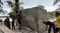 Abutment Beton Muncul di Jembatan Penghubung Cibubukan-Serasah, Mal Akan Dicopot Bertahap