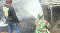 Lahan Semak Belukar di Sungai Rutas Hulu Terbakar, Penanganan Dilakukan Tim TRC BPBD dan Posko Gabungan