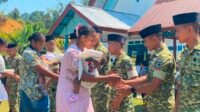 Minggu Kasih Yonif TP 859/RBK Hadir Membawa Kehangatan di GKI Immanuel Masram