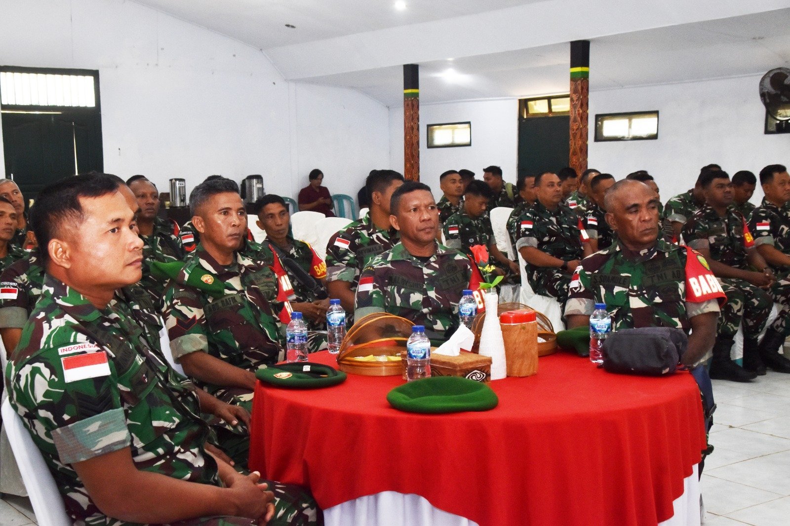 Puluhan Babinsa Kodim 1707 Ikuti Pembinaan Pancasila di Makodim Merauke