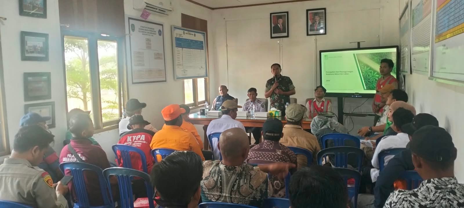 Danramil Mardan Hadiri Pelatihan KTPA PT. KAM untuk Antisipasi Karhutla di Long Mesangat