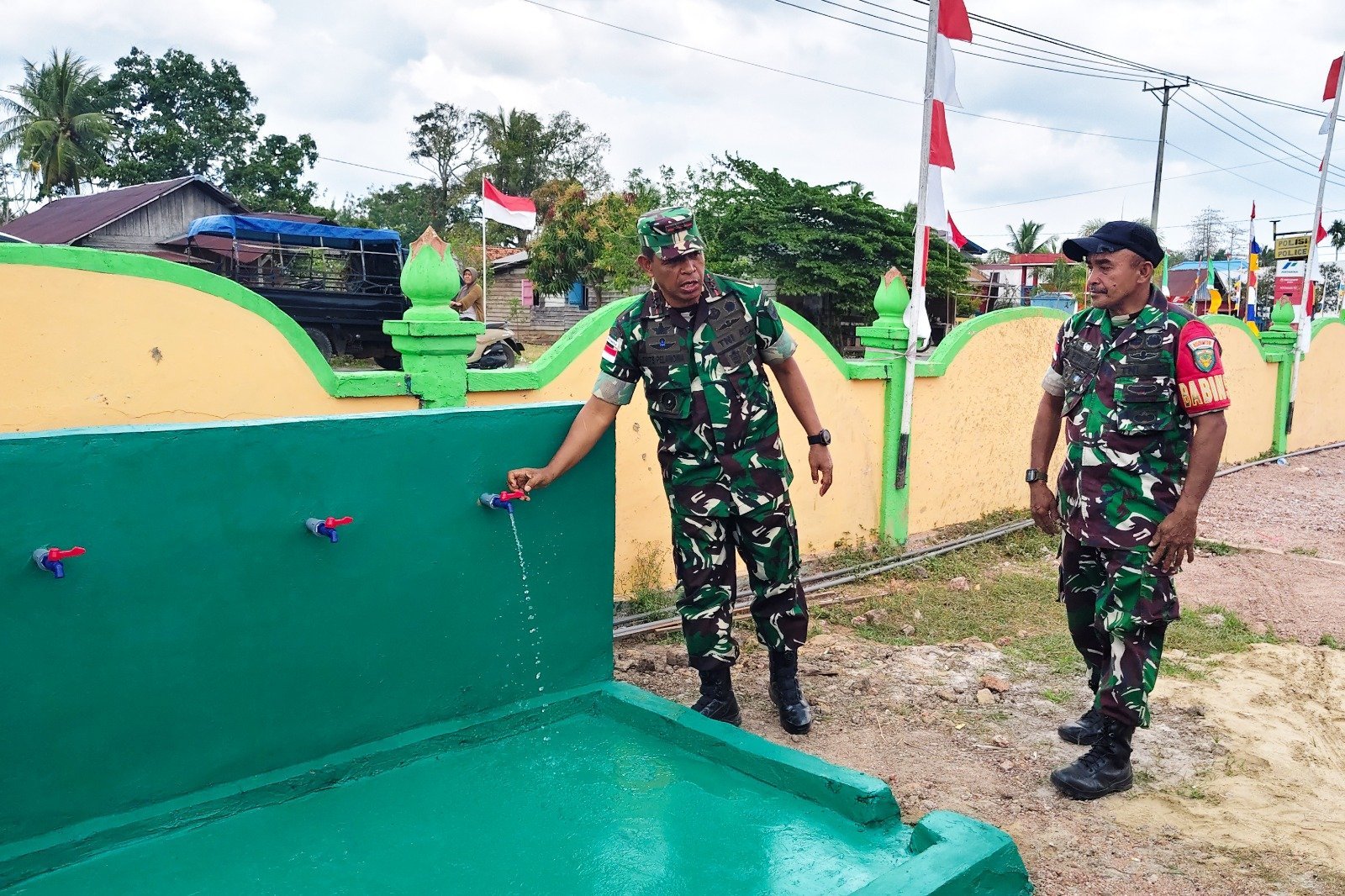 Bakti TNI AD: Sumur Bor Rampung di SD Inpres Semangga III, Air Bersih Siap Disalurkan