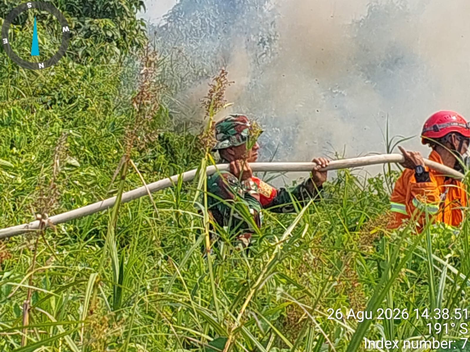 Respont Cepat Gabungan Padamkan Karhutla di Singa Geweh, Tak Ada Perluasan