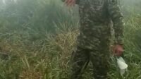 Dandim 1001/HSU Ikut Langsung Padamkan Titik Api di Pinangkara Pasar Senin