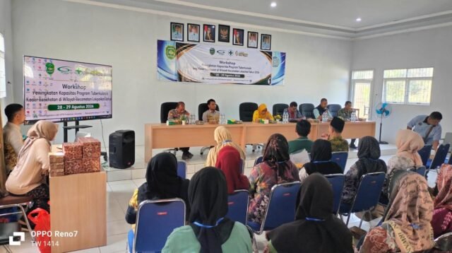 Dukung Program Penanggulangan TBC, Babinsa Piani Hadiri Workshop Kader Kesehatan
