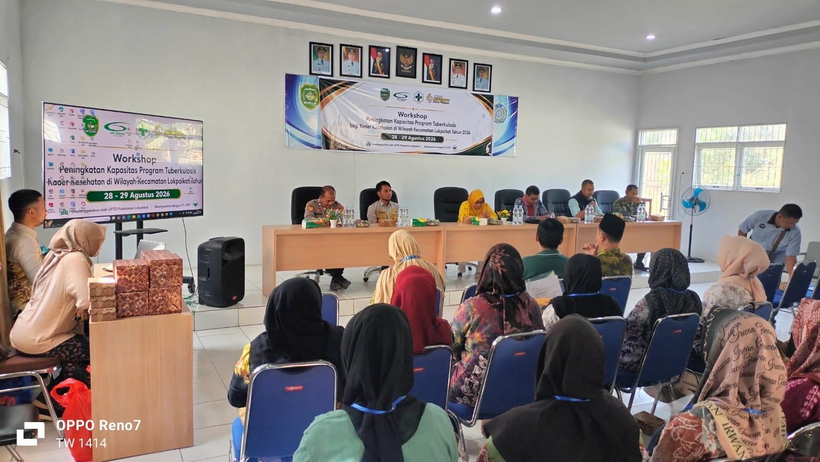 Dukung Program Penanggulangan TBC, Babinsa Piani Hadiri Workshop Kader Kesehatan