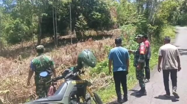 Patroli Babinsa di Sabang: Imbauan Larang Bakar Lahan dan Peringatan Bahaya Puntung Rokok