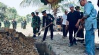 Pj. Danramil 1010-02/Tambarungung Tutup Usia, Kodim 1010/Tapin Laksanakan Pemakaman Militer