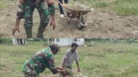 Bukan Sekadar Bersih-Bersih, Babinsa Kodim 0105/Aceh Barat Bangun Kepedulian Warga di Sekolah