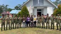 Toleransi Tak Hanya diucapkan, Yonif TP 859/RBK Wujudkan Lewat Bakti Sosial di Supiori
