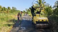 Progres TMMD: Pemadatan Bawa Jalan Tamban Bangun ke 73 Persen Progres TMMD: Pemadatan Bawa Jalan Tamban Bangun ke 73 Persen