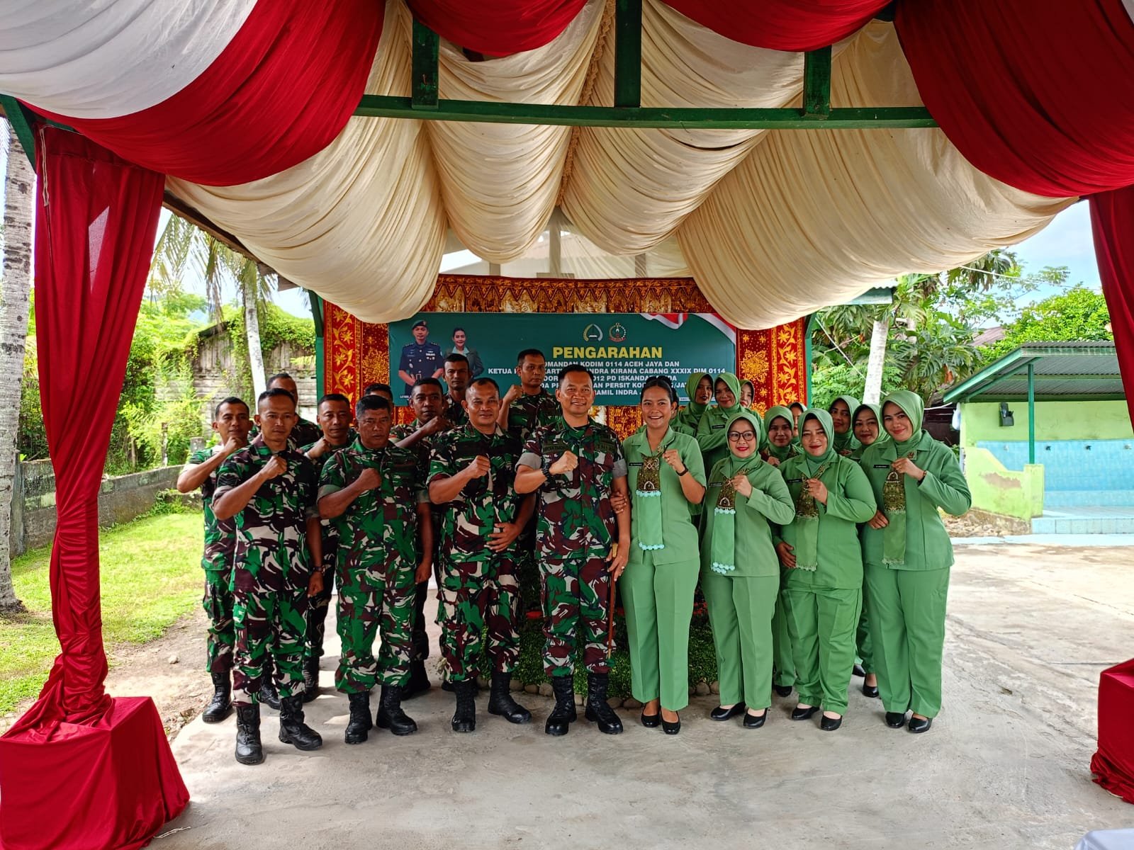 Kunjungan Kerja ke Koramil Jaya, Dandim 0114/Aceh Jaya Cek Kondisi Personel