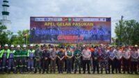 Apel Kesiapsiagaan Karhutla 2026 Digelar di Makodim 0116/Nagan Raya Dipimpin Bupati