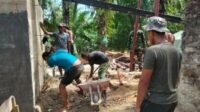 Pembersihan dan Perataan Tanah Sukses Dilakukan Kodim 0109/Aceh Singkil dan Yon TP 957/LU