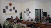 Bupati Tapin Terima Tim Pasis Sesko TNI Bahas Karhutla