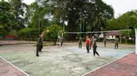 Kebugaran dan Kekompakan Diperkuat lewat Jalan Santai dan Olahraga di Korem 012/TU