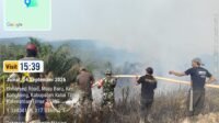 Api Lalap 50 Hektare Lahan Konservasi GSJ di Miau Baru, Tim Gabungan Turun Api Lalap 50 Hektare Lahan Konservasi GSJ di Miau Baru, Tim Gabungan Turun