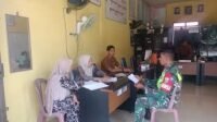 Sinergi Babinsa dan Bhabinkamtibmas Sosialisasikan Pencegahan Karhutla di Nagan Raya