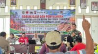 Sosialisasi Karhutla di Kaliorang: Babinsa Hadir Bersama Instansi Terkait