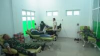 Wujud Kepedulian, Korem 012/TU dan Warga Donor Darah Bersama