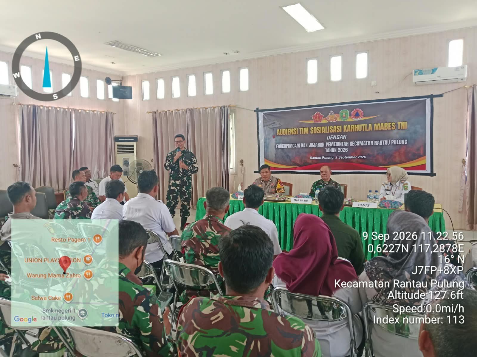 Upaya Pencegahan Karhutla: Tim Mabes TNI Adakan Sosialisasi di Rantau Pulung
