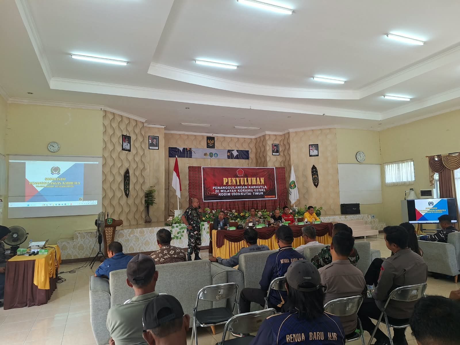 Audiensi Antisipasi Karhutla di Sangkulirang Diprakarsai Koramil 02/Sangkulirang